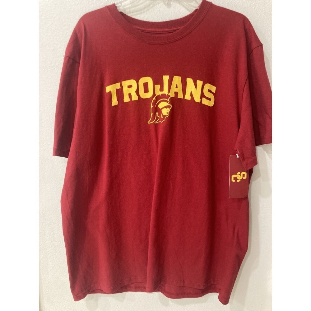 USC Men's Tee Shirt New w tags Authentic Apparel 100% Cotton Casual Activewear